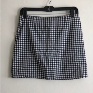 Checkered skirt